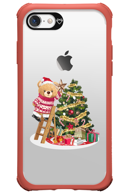 Christmas Bear (Transparent) - Apple iPhone 7