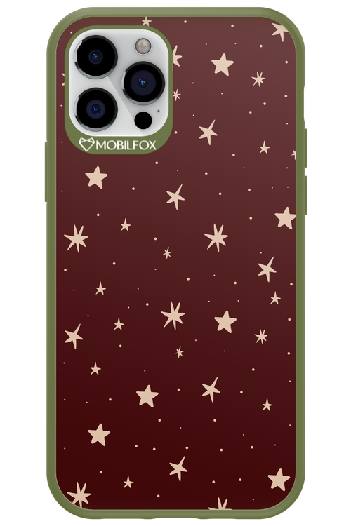 Burgundy Stars - Apple iPhone 12 Pro