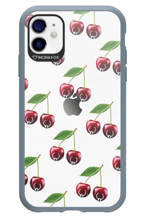 Spicy Cherries Transparent - Apple iPhone 11