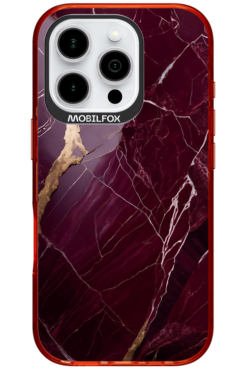 Burgundy Marble 2.0 - Apple iPhone 16 Pro