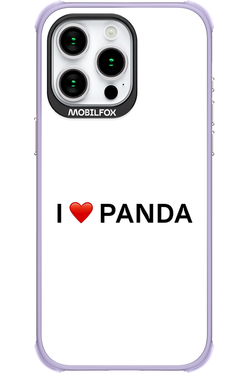 Panda Love White - Apple iPhone 15 Pro Max