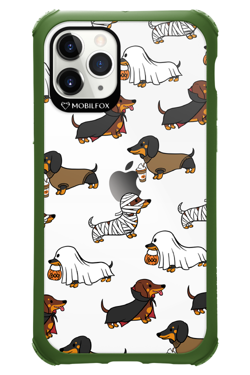 Scary Dachshund (Transparent) - Apple iPhone 11 Pro