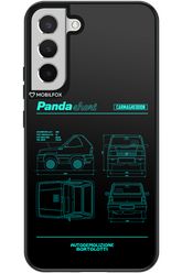 Panda Car Blue - Samsung Galaxy S22+