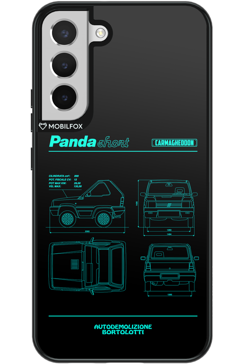 Panda Car Blue - Samsung Galaxy S22+