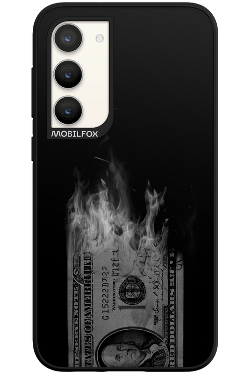 Money Burn B&W 2.0 - Samsung Galaxy S23 Plus