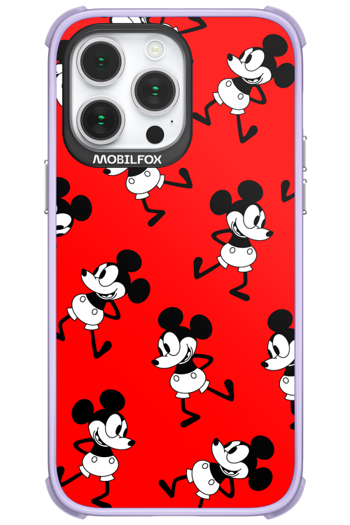 Iconic Mouse (red pattern) - Apple iPhone 14 Pro Max