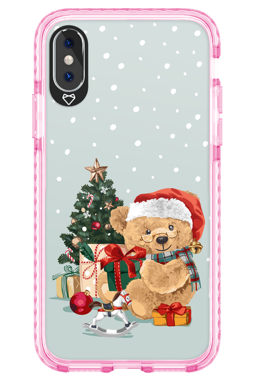 Merry Christmas Bear - Apple iPhone X