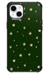 Forest Green Stars - Apple iPhone 15 Plus