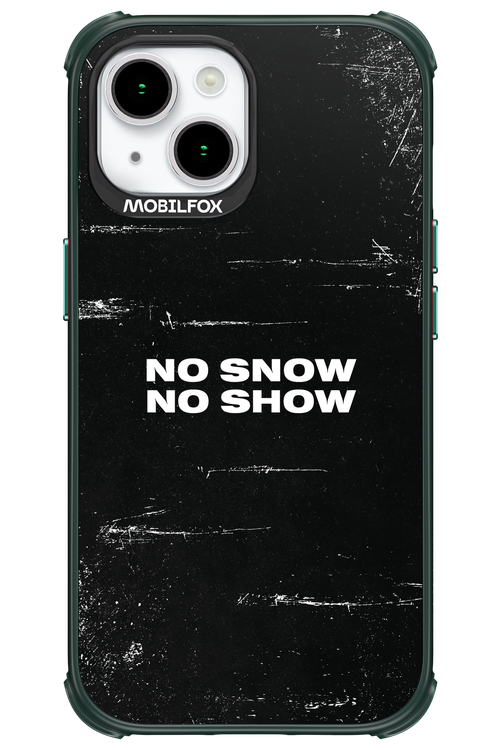 No snow, no show - Apple iPhone 15