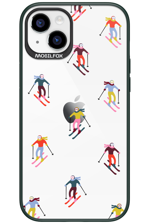 Snow Motion (Transparent) - Apple iPhone 15 Plus