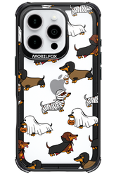 Scary Dachshund (Transparent) - Apple iPhone 16 Pro