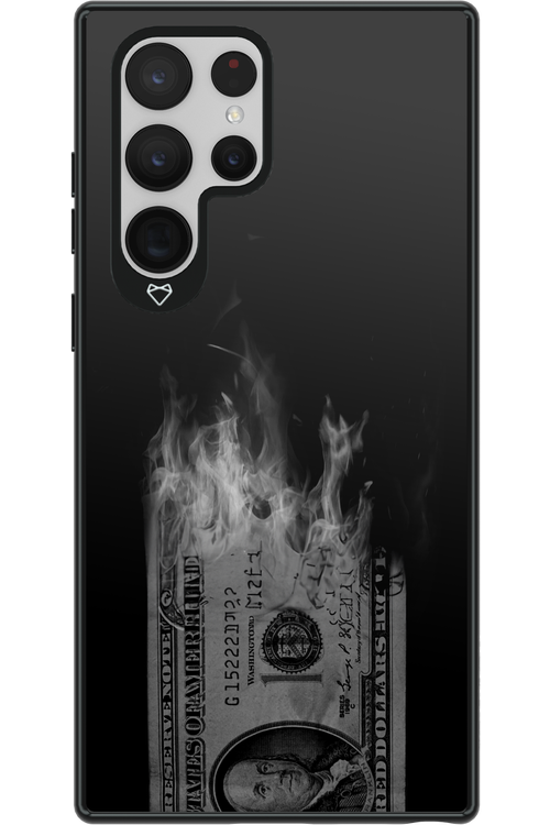 Money Burn B&W 2.0 - Samsung Galaxy S22 Ultra