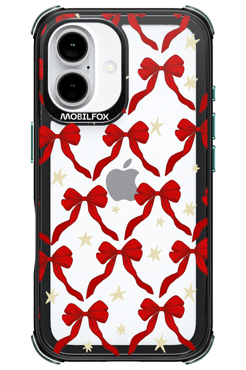 Bow & Stars (Transparent) - Apple iPhone 16