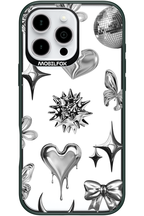 Silver Zone Transparent - Apple iPhone 16 Pro Max