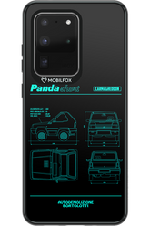 Panda Car Blue - Samsung Galaxy S20 Ultra 5G