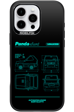 Panda Car Blue - Apple iPhone 16 Pro Max