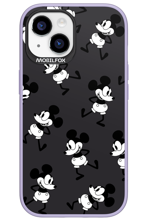 Iconic Mouse (antracite pattern) - Apple iPhone 15