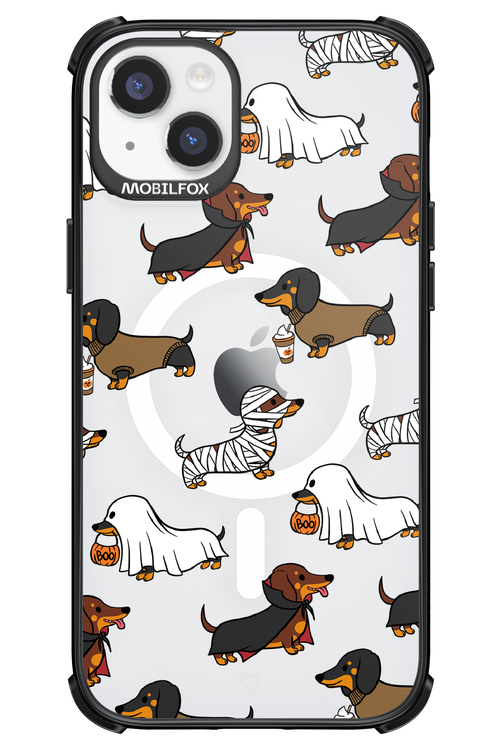 Scary Dachshund (Transparent) - Apple iPhone 14 Plus