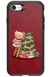 Christmas Bear (Burgundy) - Apple iPhone 7