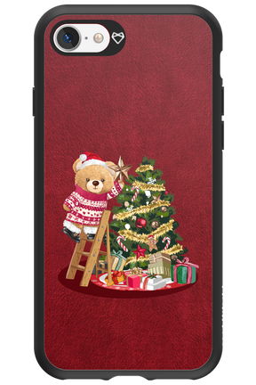 Christmas Bear (Burgundy) - Apple iPhone 7