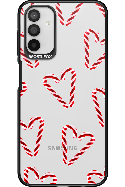 Candy Cane Hearts - Samsung Galaxy A04s