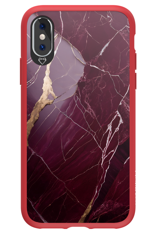 Burgundy Marble 2.0 - Apple iPhone XS