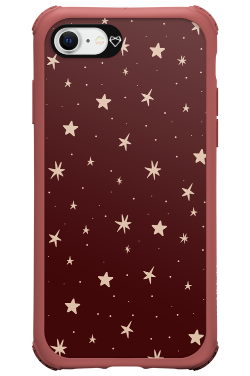 Burgundy Stars - Apple iPhone 7