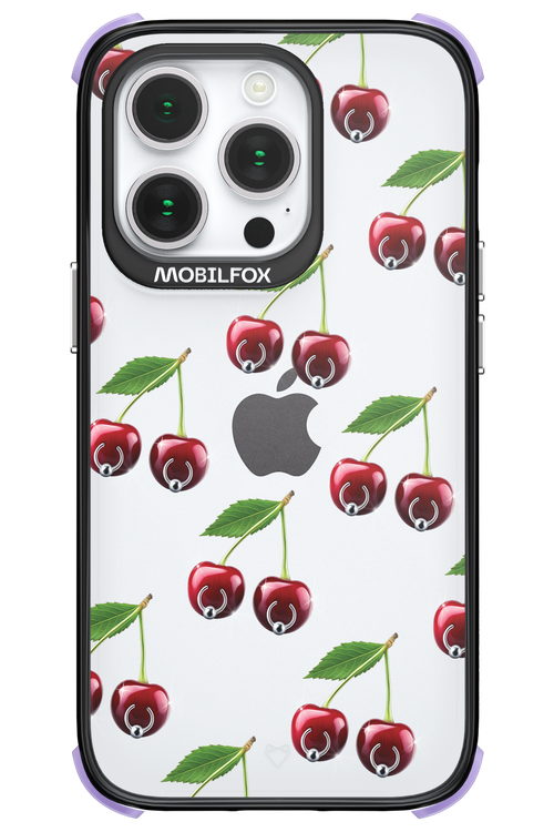 Spicy Cherries Transparent - Apple iPhone 14 Pro