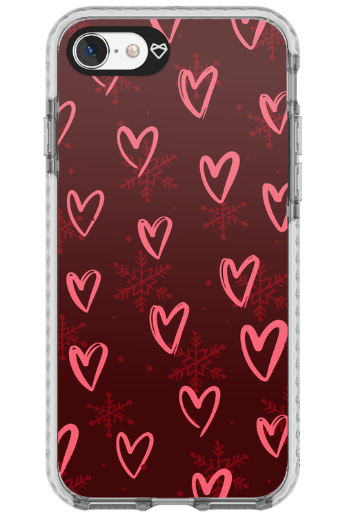 Christmas Hearts - Apple iPhone 7