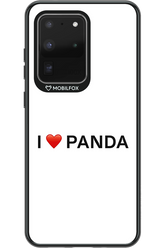 Panda Love White - Samsung Galaxy S20 Ultra 5G