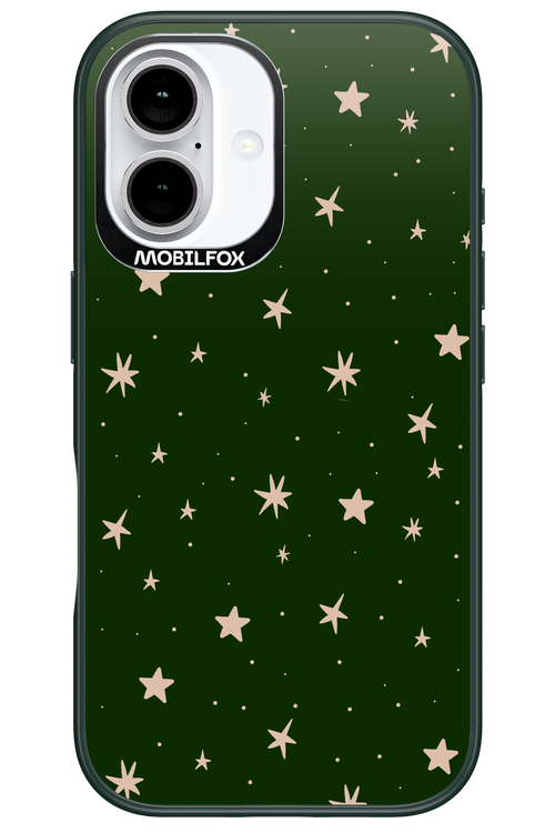 Forest Green Stars - Apple iPhone 16