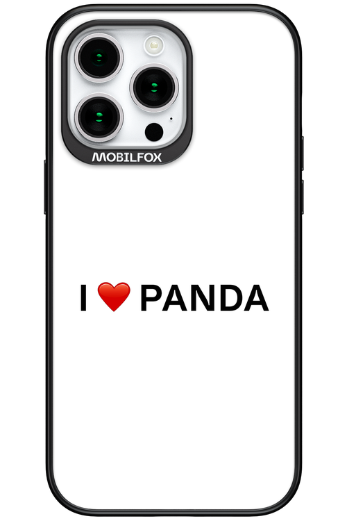 Panda Love White - Apple iPhone 15 Pro Max