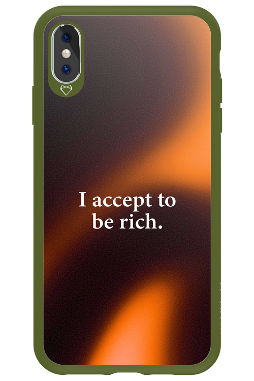 I accept to be rich - Apple iPhone XS Max