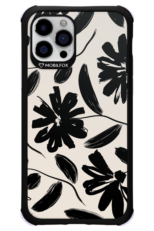 Monochrome Flowerss 2.0 - Apple iPhone 12 Pro