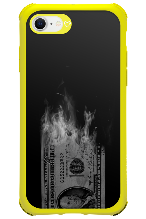 Money Burn B&W 2.0 - Apple iPhone SE 2022