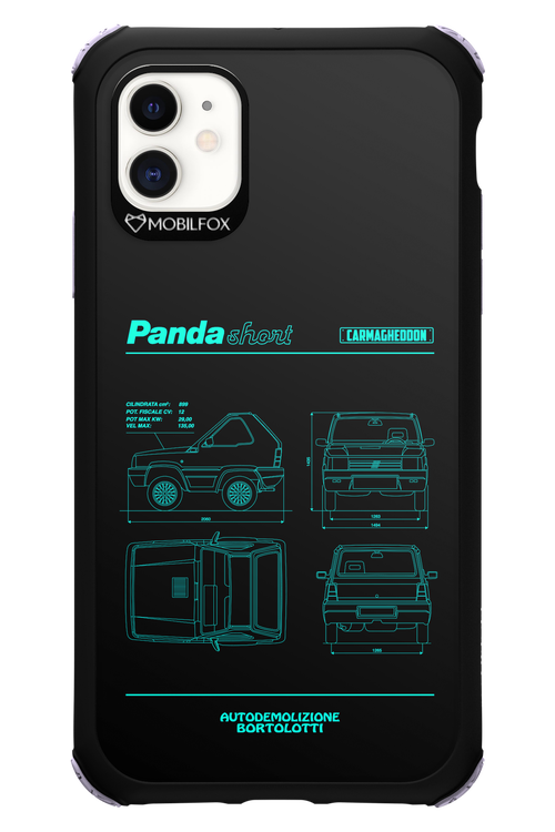 Panda Car Blue - Apple iPhone 11