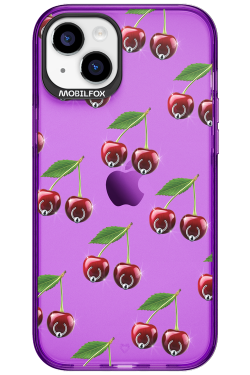 Spicy Cherries Transparent - Apple iPhone 15 Plus