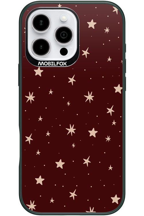 Burgundy Stars - Apple iPhone 16 Pro Max