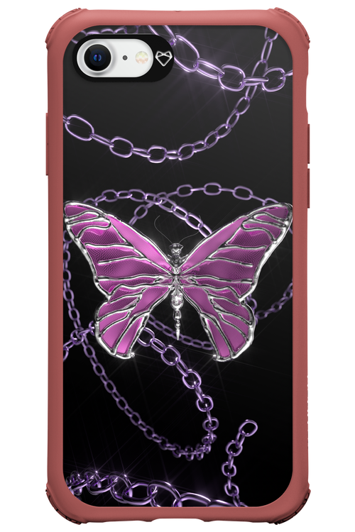 Butterfly Necklace - Apple iPhone 8