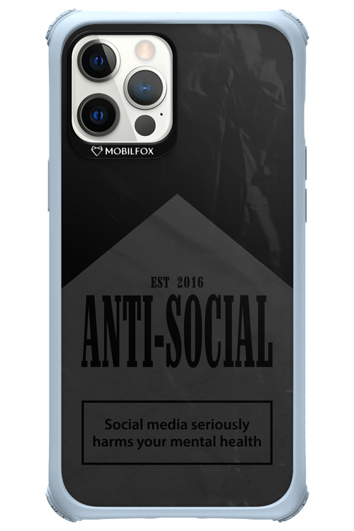 ANTI-SOCIAL (BLVCK) 2.0 - Apple iPhone 12 Pro Max