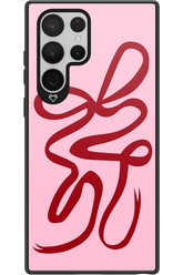 Burgundy Bow - Samsung Galaxy S22 Ultra
