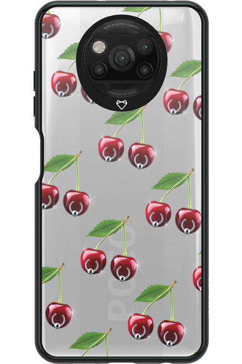 Spicy Cherries Transparent - Xiaomi Poco X3 Pro