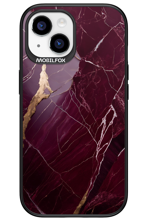 Burgundy Marble 2.0 - Apple iPhone 15