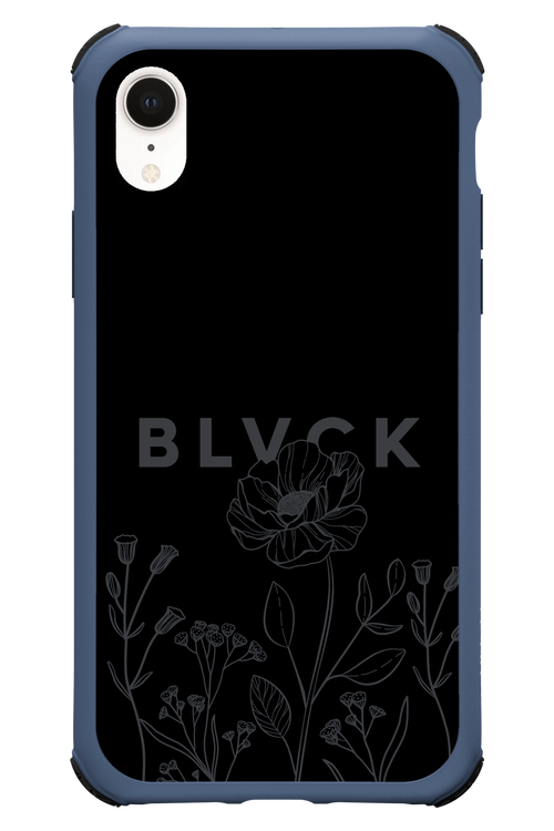 Black Flowers - Apple iPhone XR