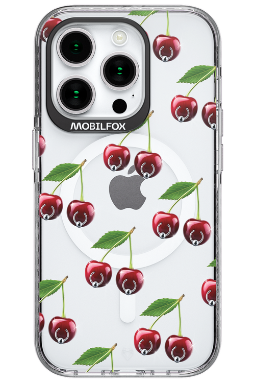 Spicy Cherries Transparent - Apple iPhone 15 Pro