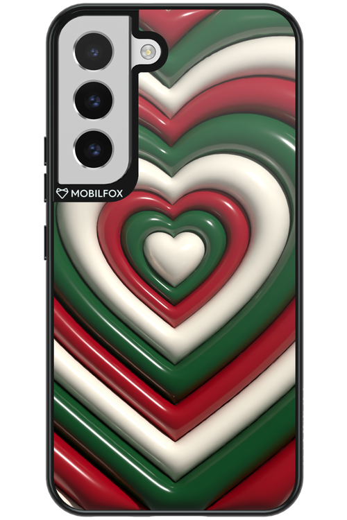 XMAS Hearts - Samsung Galaxy S22