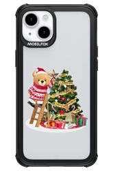 Christmas Bear (Transparent) - Apple iPhone 15 Plus