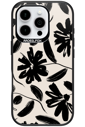 Monochrome Flowerss 2.0 - Apple iPhone 16 Pro