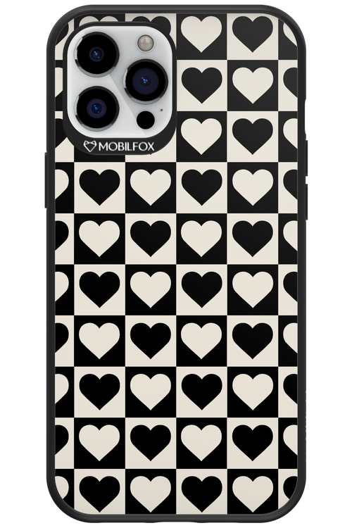 Checkered Heart - Apple iPhone 12 Pro Max