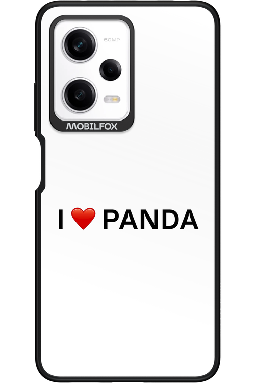 Panda Love White - Xiaomi Redmi Note 12 Pro 5G